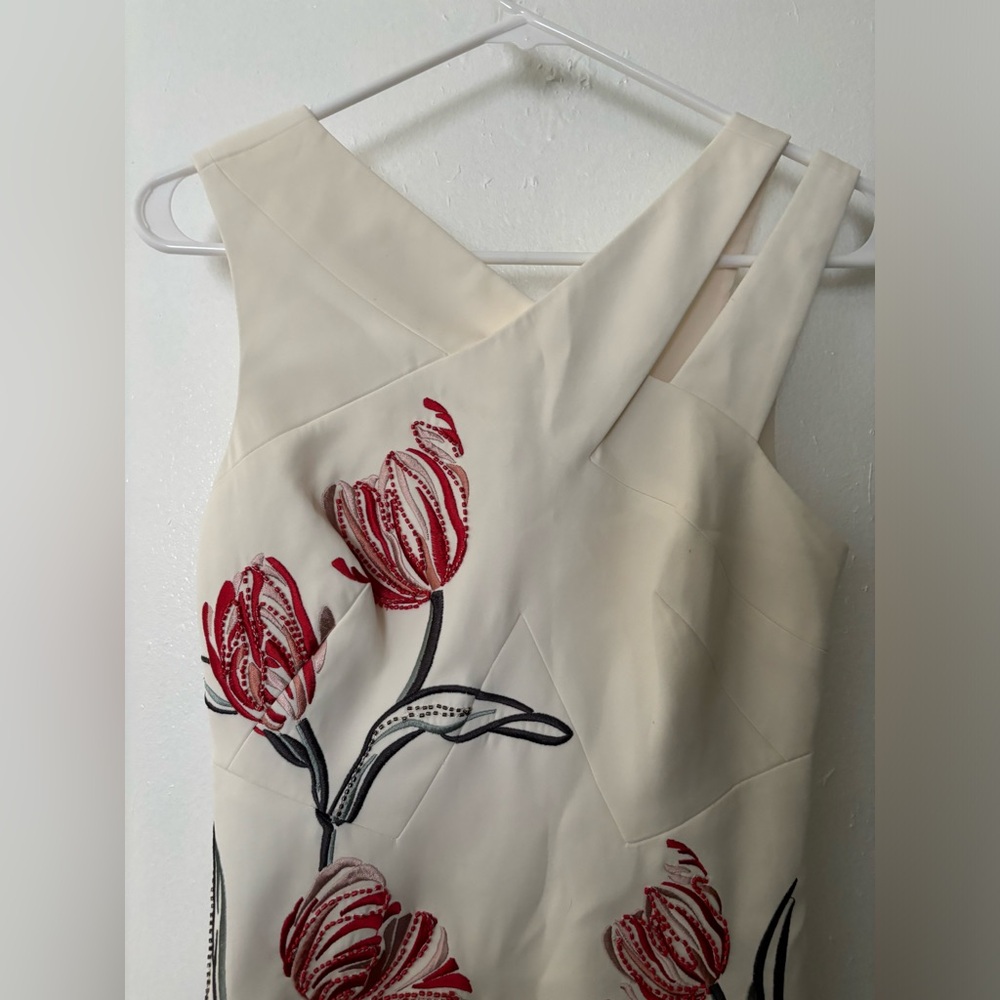 Karen Millen ivory cocktail dress, size 4 - Picture 6 of 14